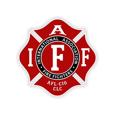 IAFF Shape Cut Stickers