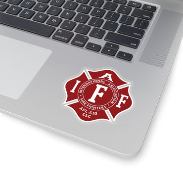 IAFF Maltese Cross Stickers - firestationstore.com - Paper products