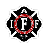 IAFF Shape Cut Stickers