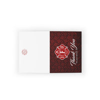 IAFF Maltese Cross Thank You For Your Service Greeting Cards (8, 16, and 24 pcs)