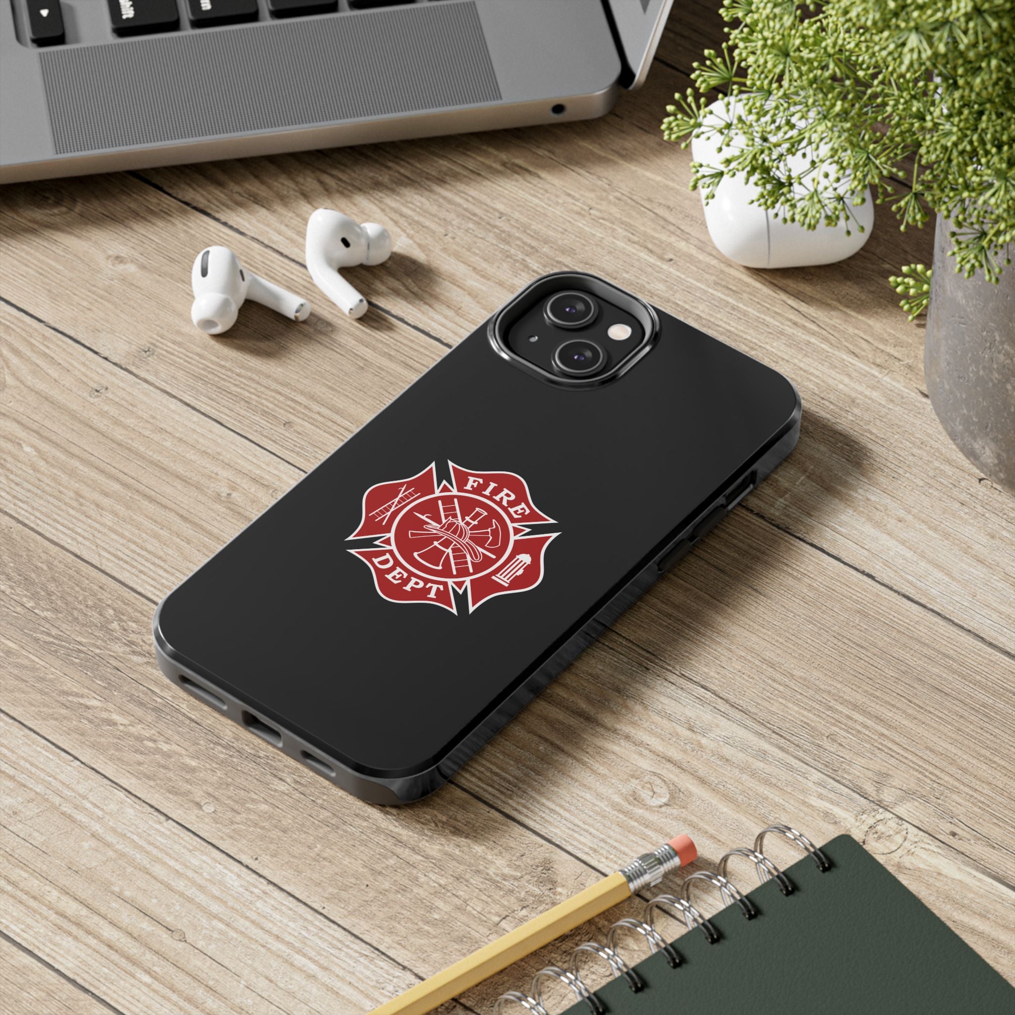 Phone Case ‚Äì Firefighter Maltese Cross Design - firestationstore.com