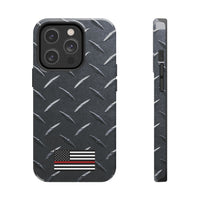 Firefighter Thin Red Line Tough Phone Cases - firestationstore.com