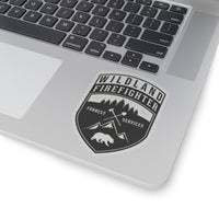 Wildland Firefighter (Forest Service) Patch Shape Cut Stickers