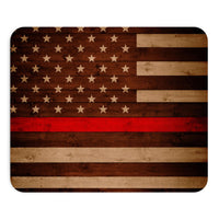 Firefighter Thin Red Line Mousepad