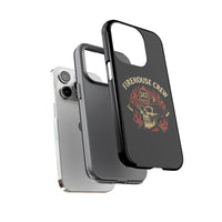 Firefighter Firehouse Crew V2, Skull Design, Phone Case - firestationstore.com