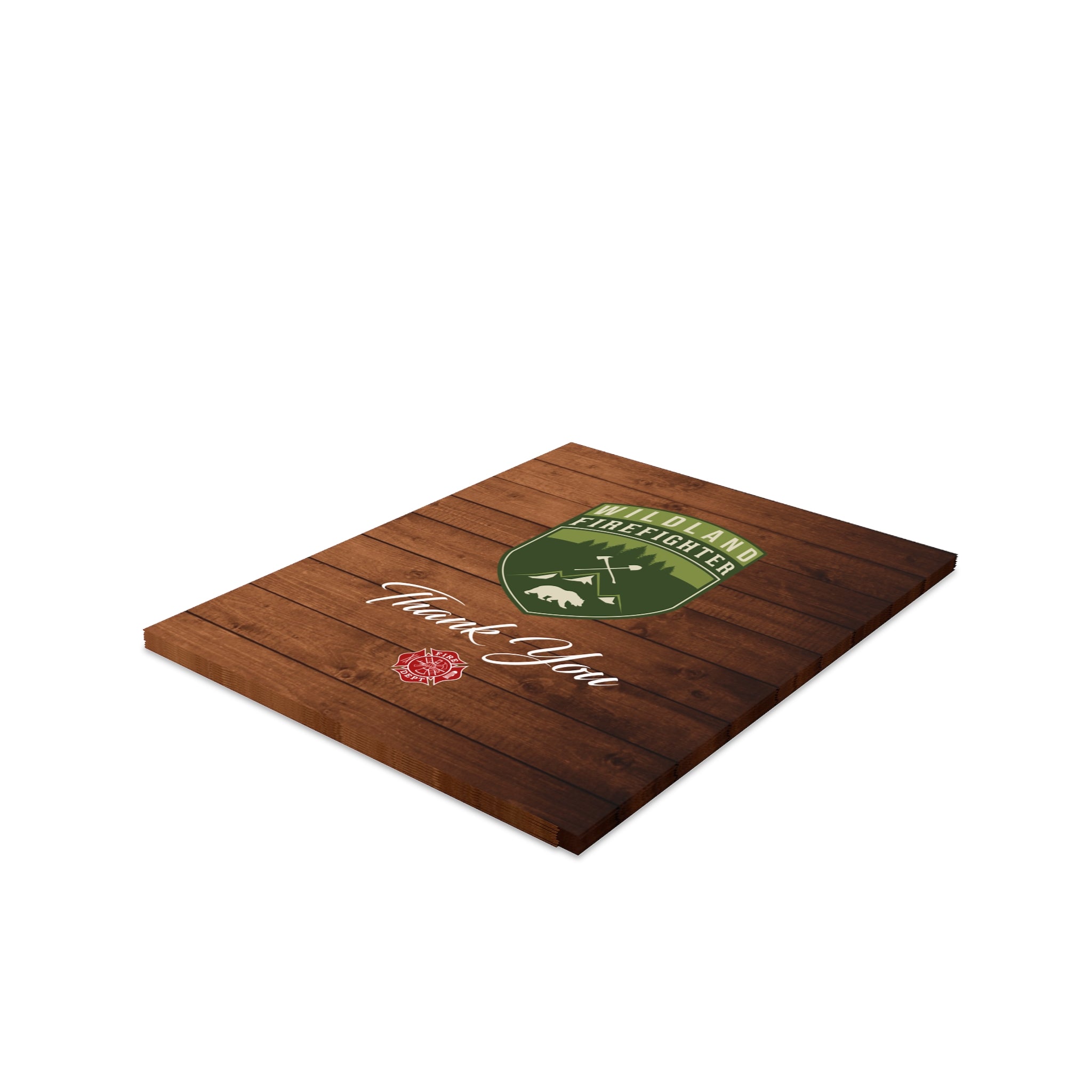 Wildland Firefighter Thank You Postcards (8, 16, and 24 pcs)