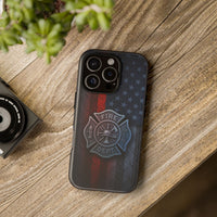 Phone Case - Firefighter Thin Red Line Tough Case - firestationstore.com