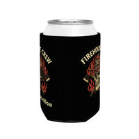 Fire House Crew Helmet V2 - Honor & Sacrifice Can Cooler Sleeve, Insulated Beverage Holder