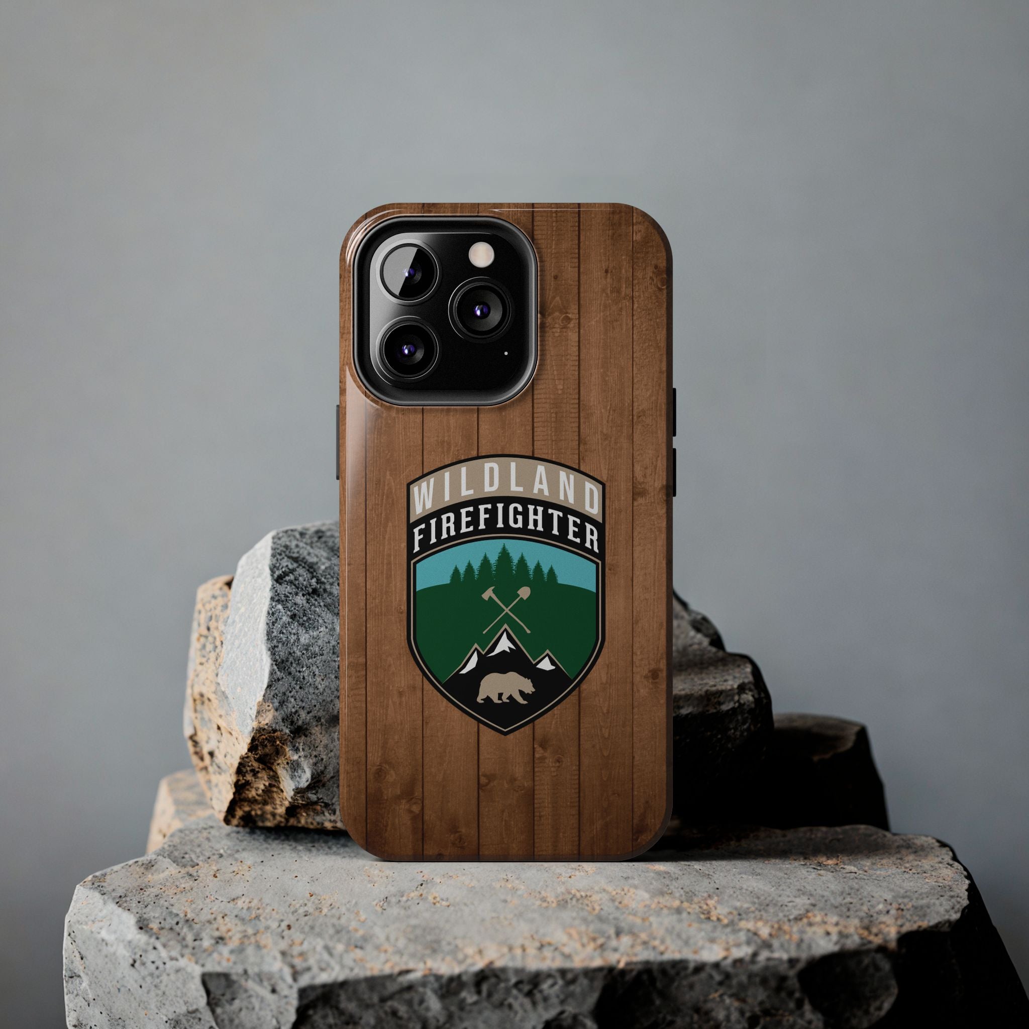 Wildland Firefighter Patch Tough Phone Cases - firestationstore.com