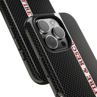Firefighter Carbon Fiber Printed Case Mate Tough Phone Cases - firestationstore.com