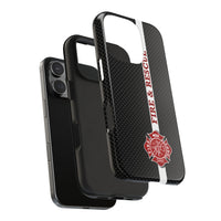 Firefighter Carbon Fiber Printed Case Mate Tough Phone Cases - firestationstore.com