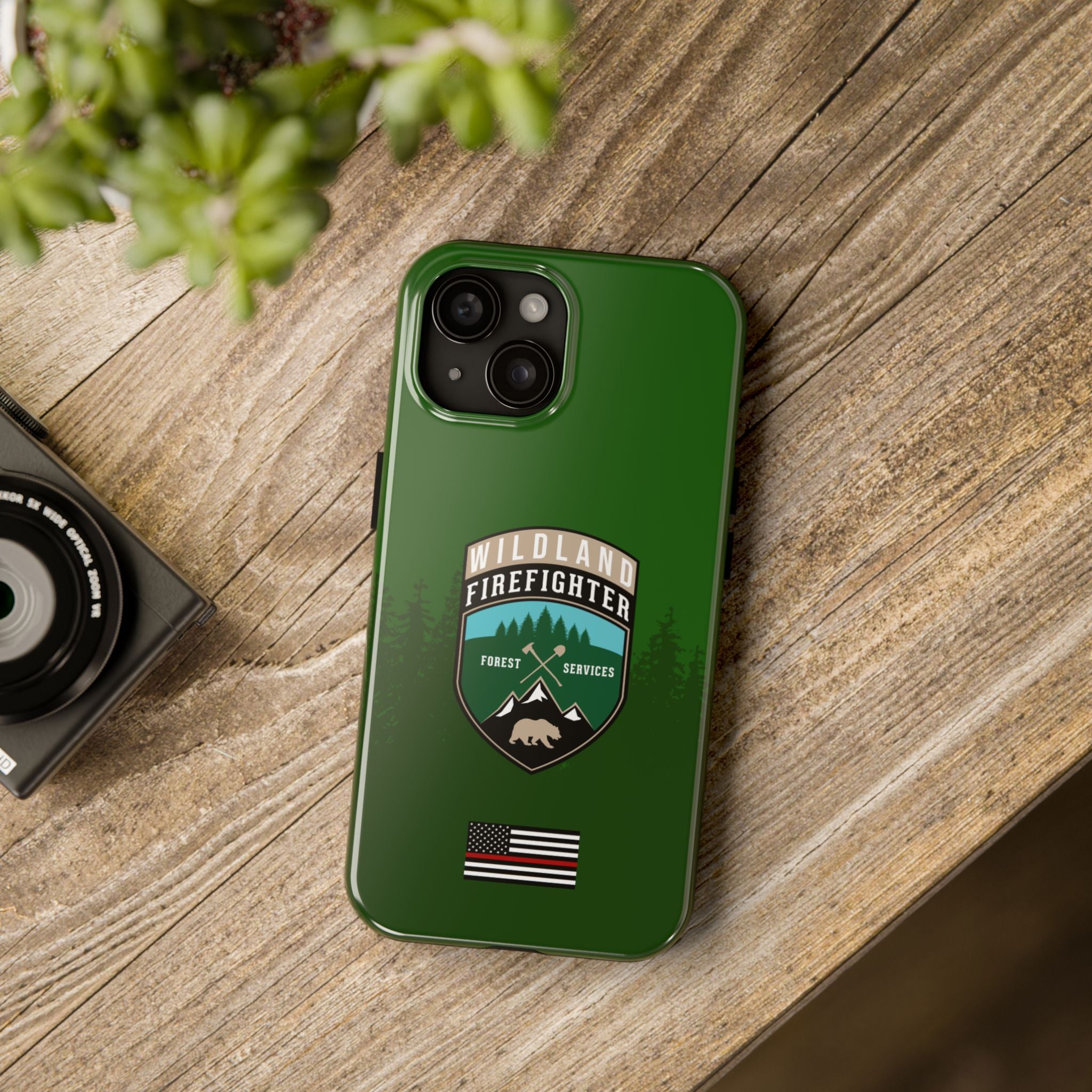 Wildland Firefighter Patch Forest Tough Phone Cases - firestationstore.com