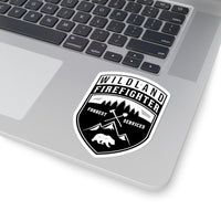 Wildland Firefighter (Forest Service) Patch Shape Cut Stickers