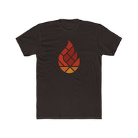 Stained-Glass Flame Firefighter Tee