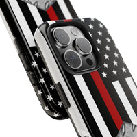 Firefighter Diamond Plate and  Thin Red Line Tough Phone Cases - firestationstore.com