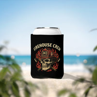 Fire House Crew Helmet V2 Can Cooler Sleeve, Insulated Beverage Holder