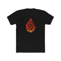 Stained-Glass Flame Firefighter Tee
