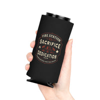 Fire Station 'Sacrifice & Dedication' Koozie Can Cooler