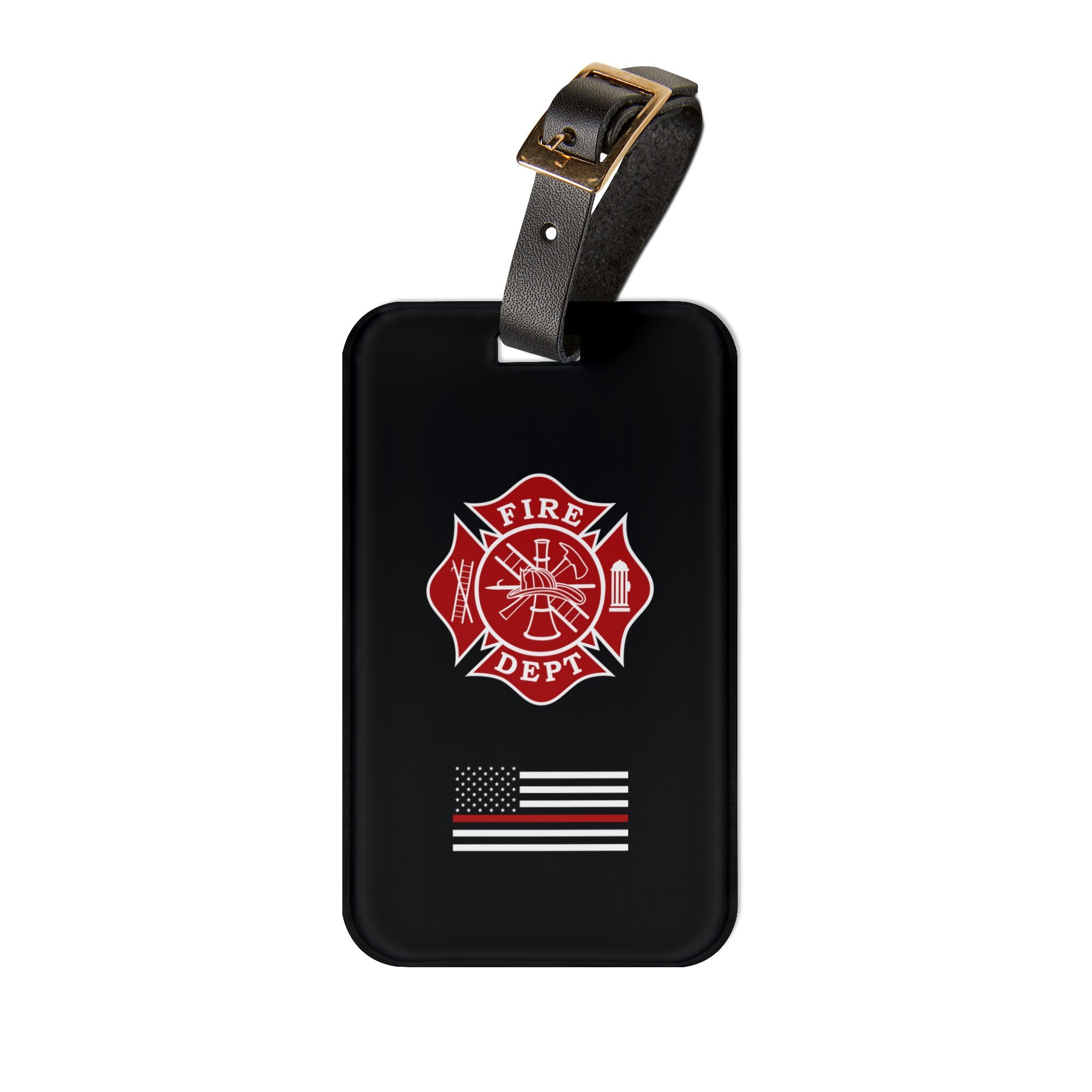 Thin Red Line Luggage Tag