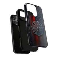 Phone Case - Firefighter Thin Red Line Tough Case - firestationstore.com