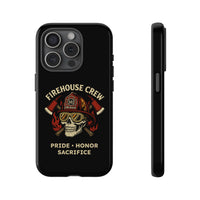 Firefighter Firehouse Crew, Skull Design, Phone Case Cover