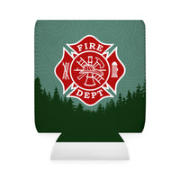 Wildland Firefighter & Firefighter Maltese Cross Can Cooler Sleeve, Insulated Beverage Holder