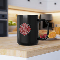 Firefighter Black Mug  (11oz, 15oz)