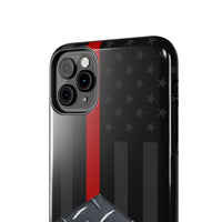 Volunteer Firefighter Maltese Cross & Thin Red Line Tough Phone Cases - firestationstore.com