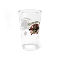 Firehouse Crew V2 - Maltese Cross Firefighter Pint Glass, 16oz | Custom Barware
