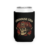 Fire House Crew Helmet V2 Can Cooler Sleeve, Insulated Beverage Holder