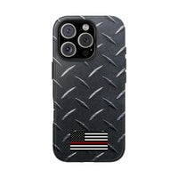 Firefighter Thin Red Line Tough Phone Cases - firestationstore.com