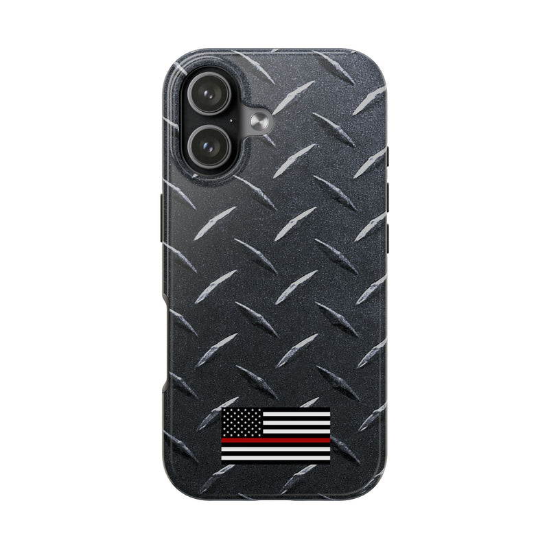 Firefighter Thin Red Line Tough Phone Cases - firestationstore.com
