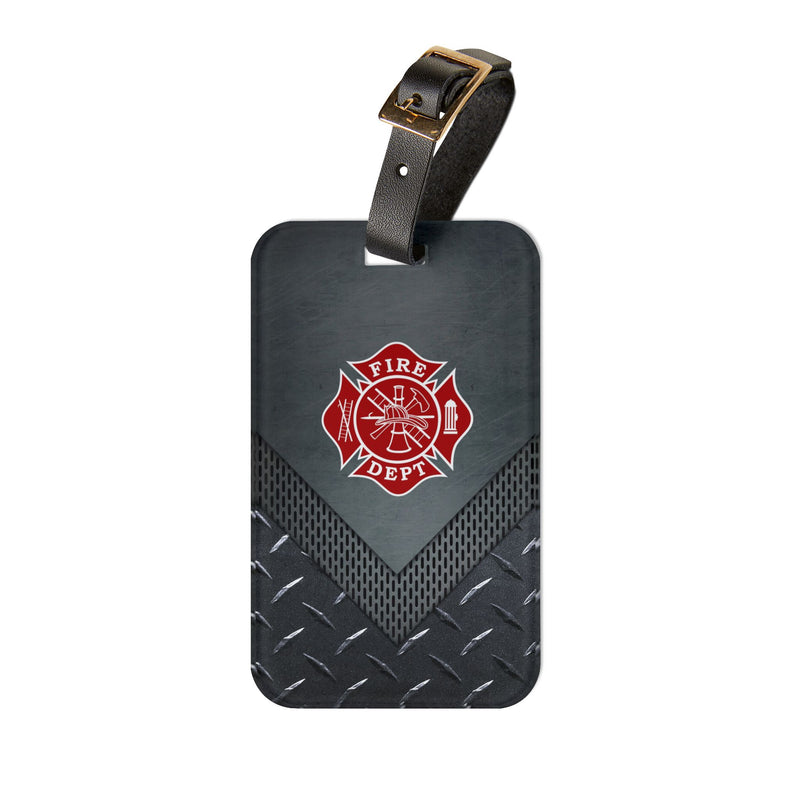 Firefighter Luggage Tag