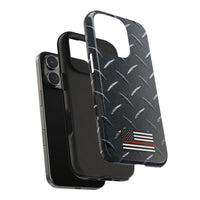Firefighter Thin Red Line Tough Phone Cases - firestationstore.com