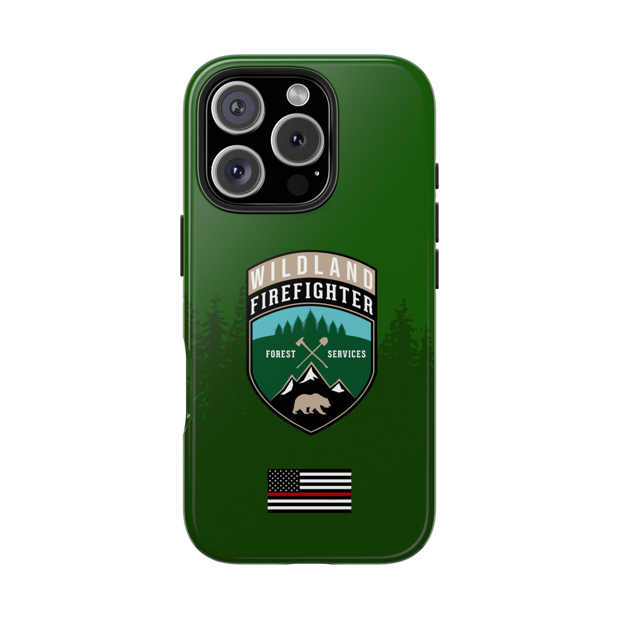 Wildland Firefighter Patch Forest Tough Phone Cases - firestationstore.com