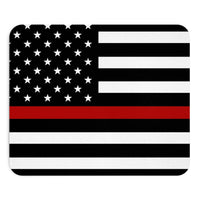 Firefighter Thin Red Line Mousepad