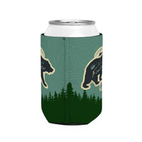Wildland Firefighter American Legend Can Cooler Sleeve, Insulated Beverage Holder