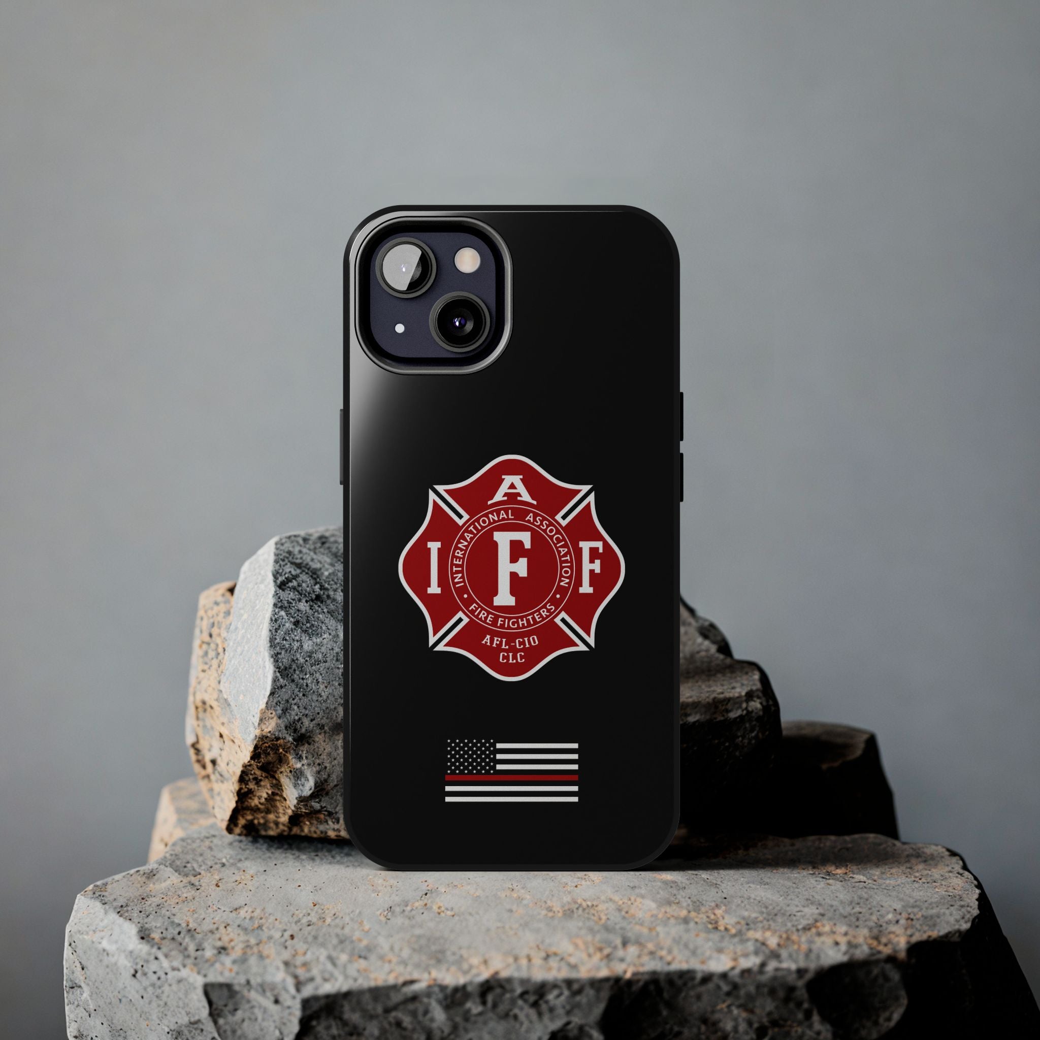IAFF Thin Red Line Mate Tough Phone Cases - firestationstore.com