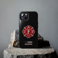 IAFF Thin Red Line Mate Tough Phone Cases - firestationstore.com
