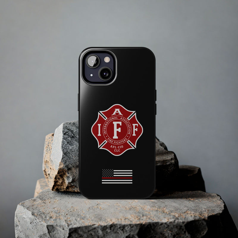 IAFF Thin Red Line Mate Tough Phone Cases - firestationstore.com