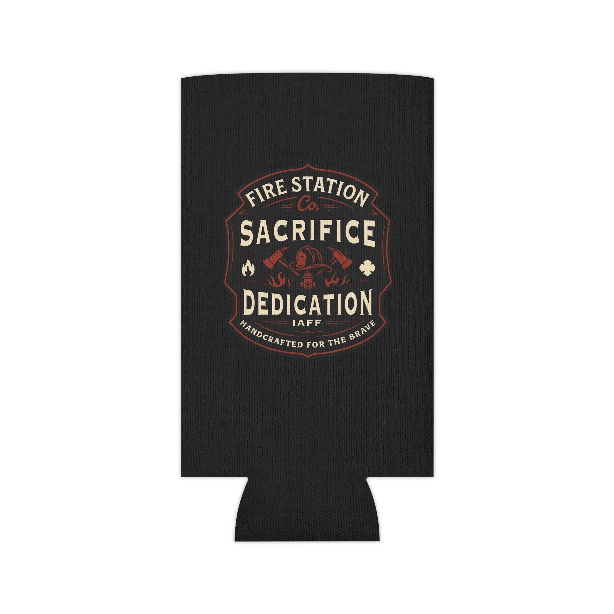 Fire Station 'Sacrifice & Dedication' Koozie Can Cooler