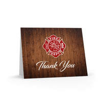 Firefighter Thank You Greeting Cards (8, 16, and 24 pcs)