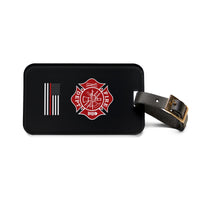 Thin Red Line Luggage Tag