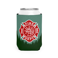 Wildland Firefighter & Firefighter Maltese Cross Can Cooler Sleeve, Insulated Beverage Holder