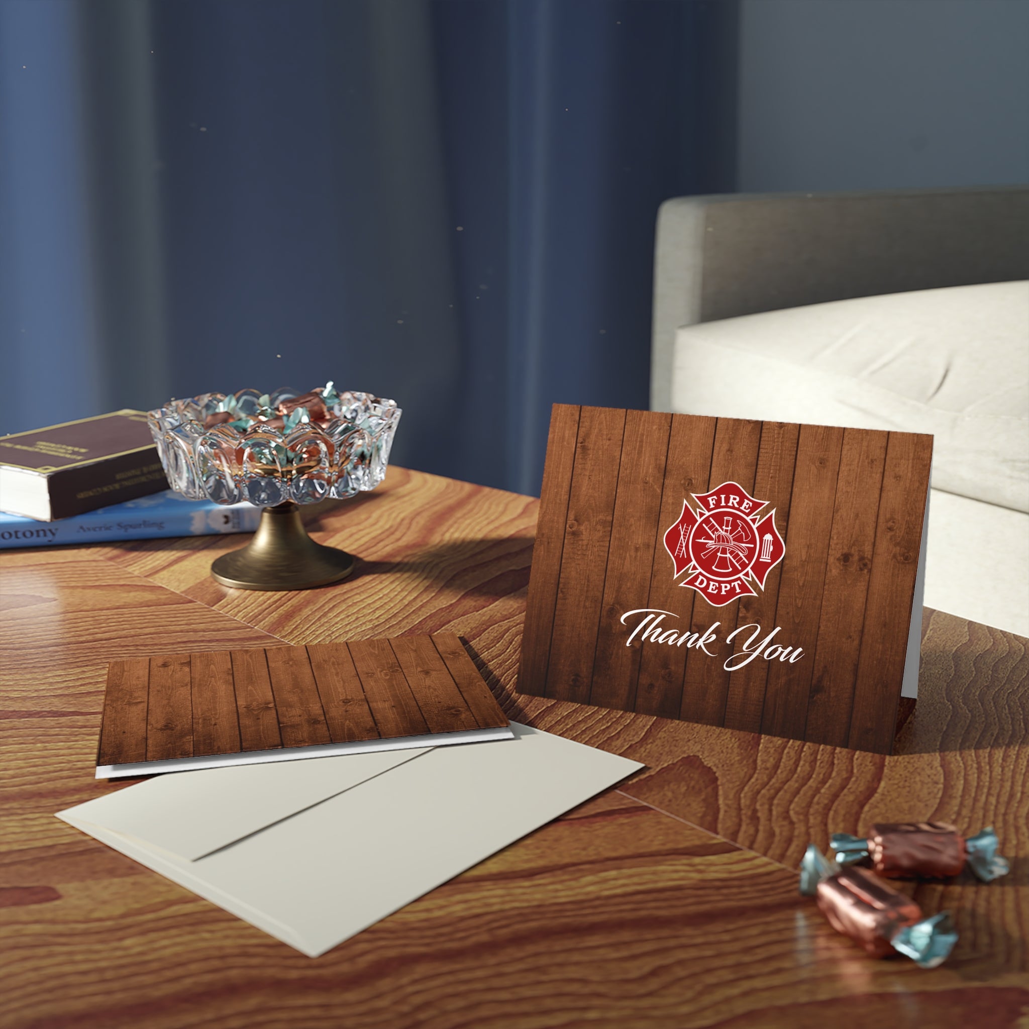 Firefighter Thank You Postcards (8, 16, and 24 pcs)