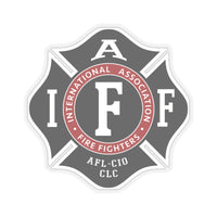 IAFF Shape Cut Stickers