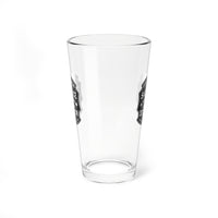 Fire Station (Sacrifice • Dedication) Mixing Glass BW – 16oz Beer & Cocktail Glass