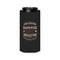 Fire Station 'Sacrifice & Dedication' Koozie Can Cooler