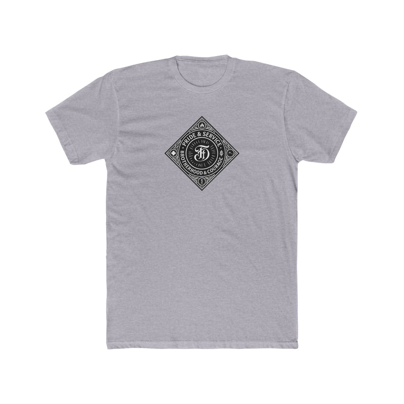 FD Diamond Service and Brotherhood T-Shirt | Unisex Cotton Tee for Firefighters