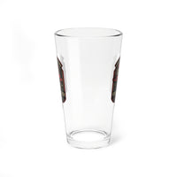 Firehouse Crew – Vintage Fire Department Badge Mixing Glass – 16oz Beer & Cocktail Glass